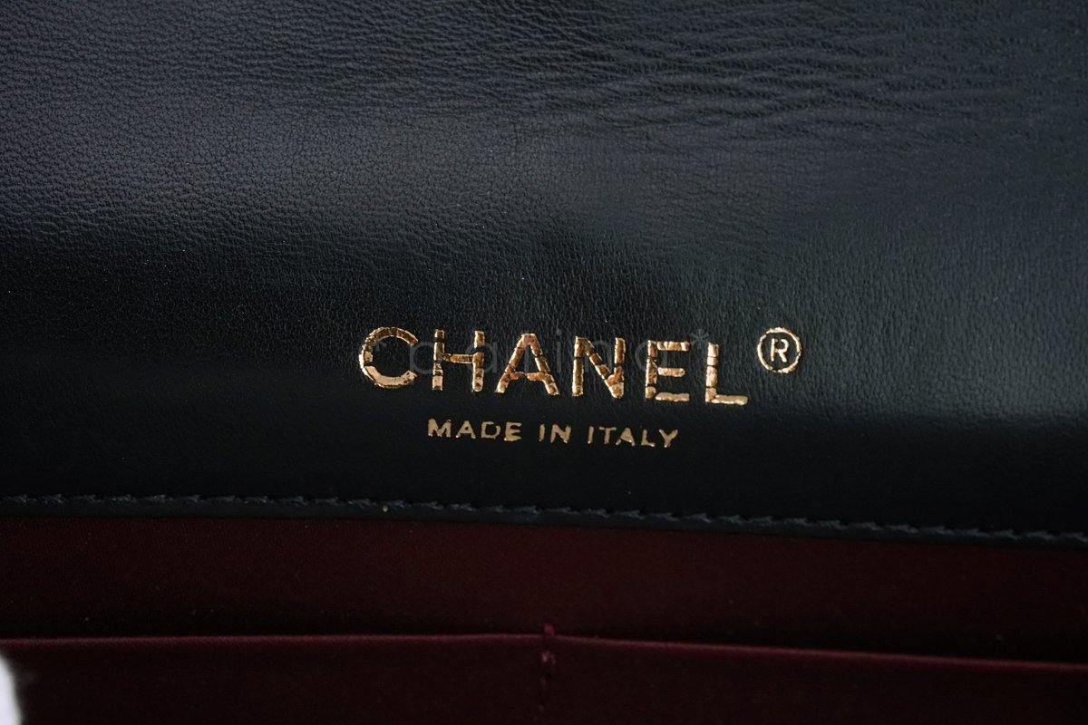 Rare Chanel Black Original Golden Class Big CC Wallet on Chain WOC Flap Bag GHW - Image 11
