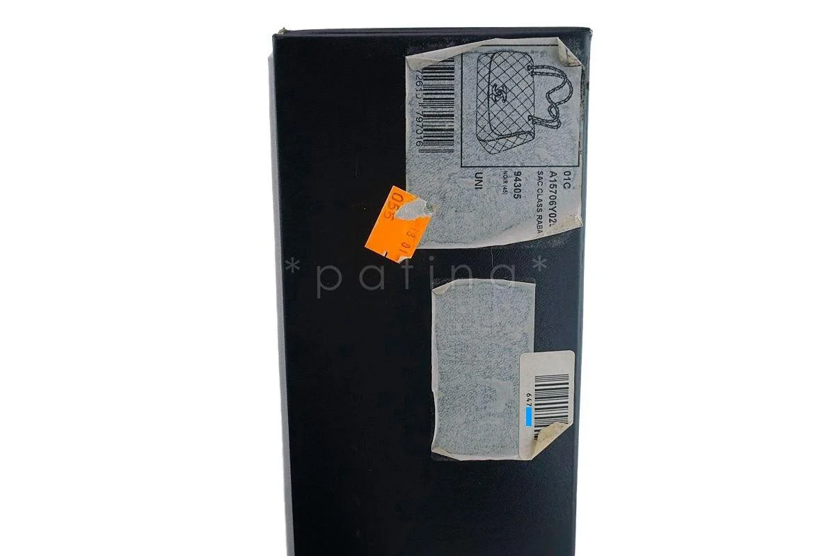 Rare Chanel Vintage Black Caviar Flap with Classic Jumbo CCs Bag GHW - Image 15