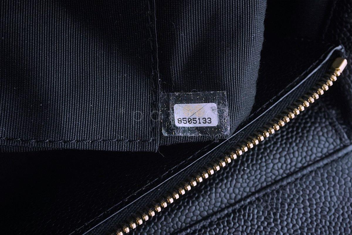 Rare Chanel Vintage Black Caviar Weekender XXL GST Travel Tote Bag - Image 11
