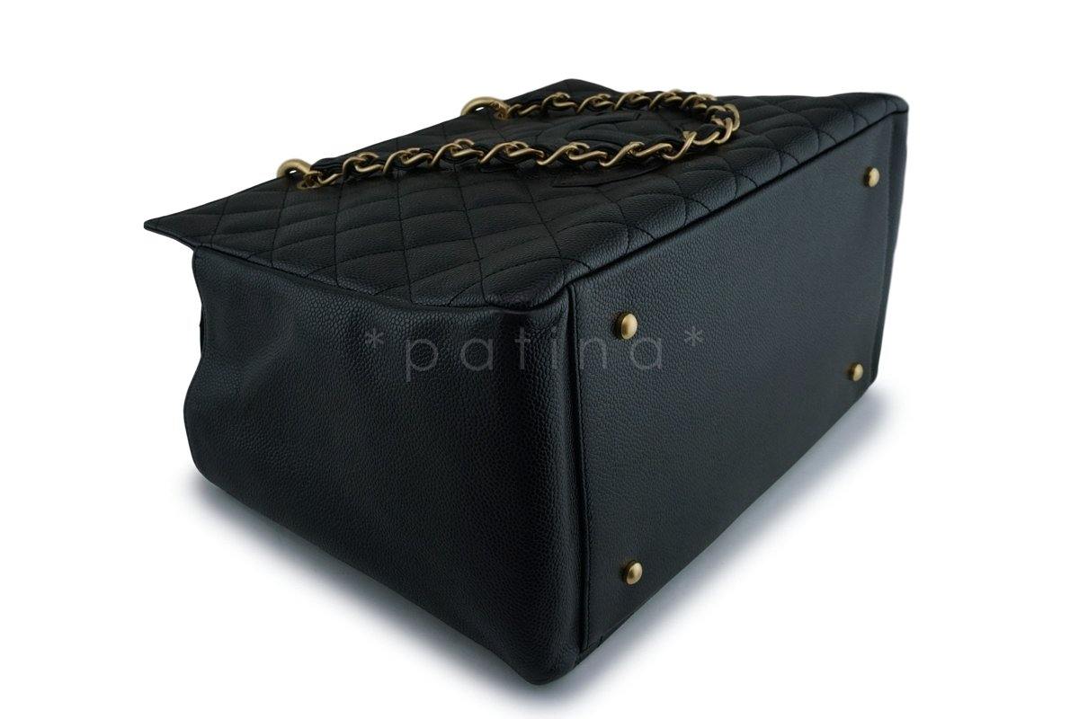 Rare Chanel Vintage Caviar Grand Shopper Tote GST Bag GHW - Image 7