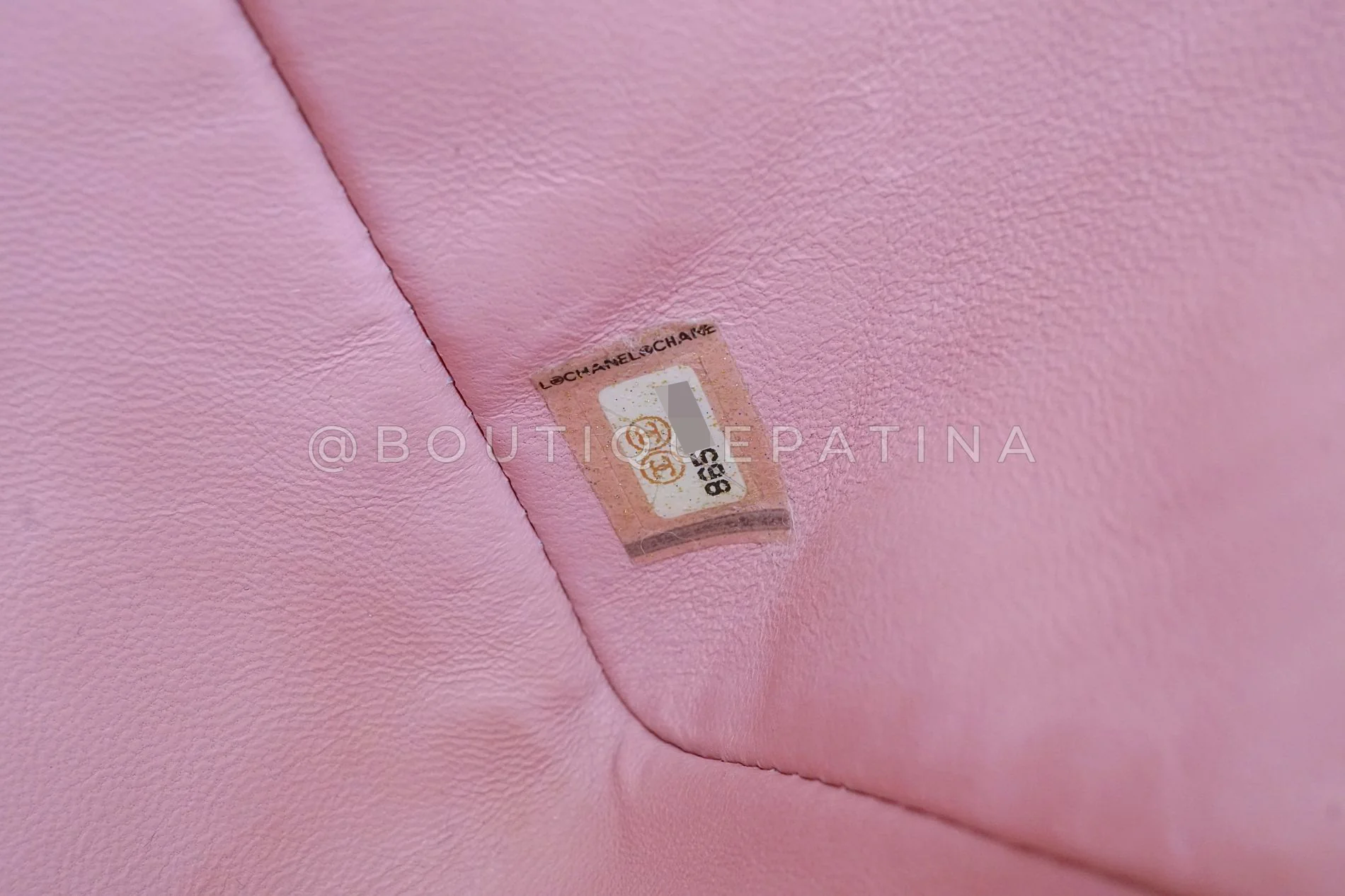 Rare New Chanel 2004 Vintage Pink Sakura Caviar Medium Classic Double Flap Bag 24k GHW BPI - Image 13