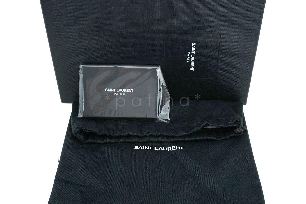 YSL Saint Laurent Nude Pink Powder Beige Grain de Poudre Wallet on Chain WOC Bag SHW - Image 12